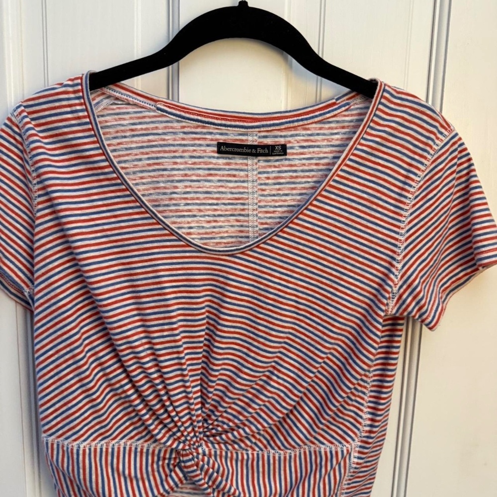 Abercrombie & Fitch stiped crop top